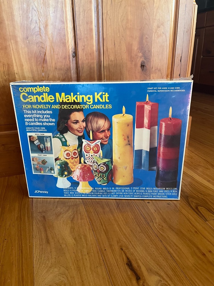 SEALED VINTAGE JC Penny Complete Candle Making Kit