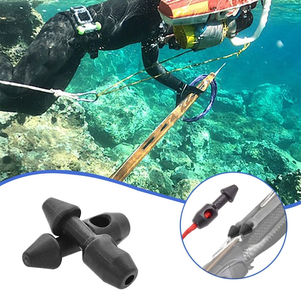 2PCS Wishbone Inserts Speargun Band Fish Fork Wishbone Inserts