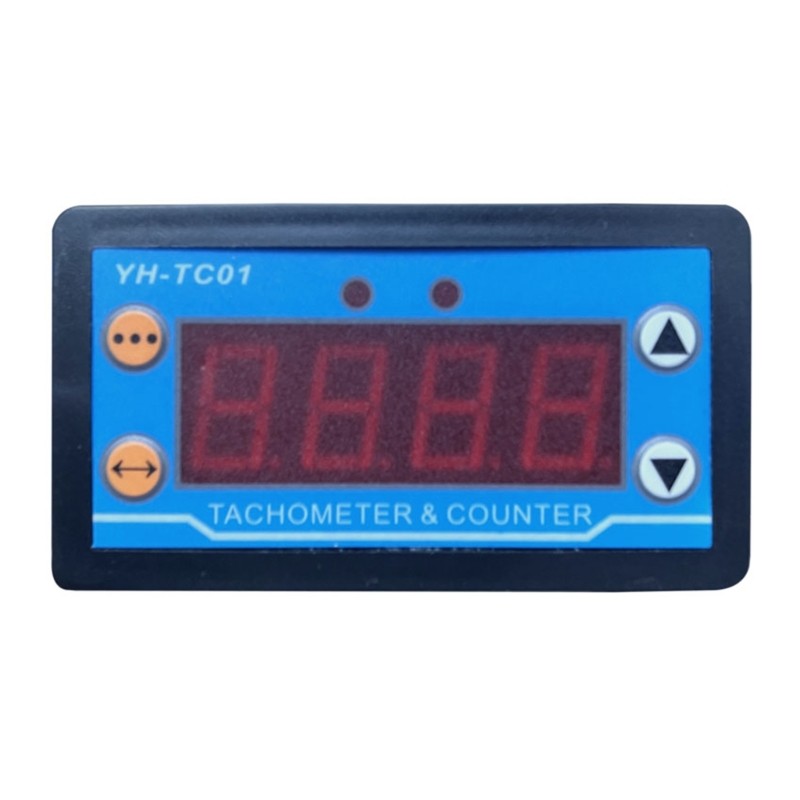 Tachometer Gauge Engine Hour Meter-Alert Speed Meter Hour Meter 4-Digit Counters