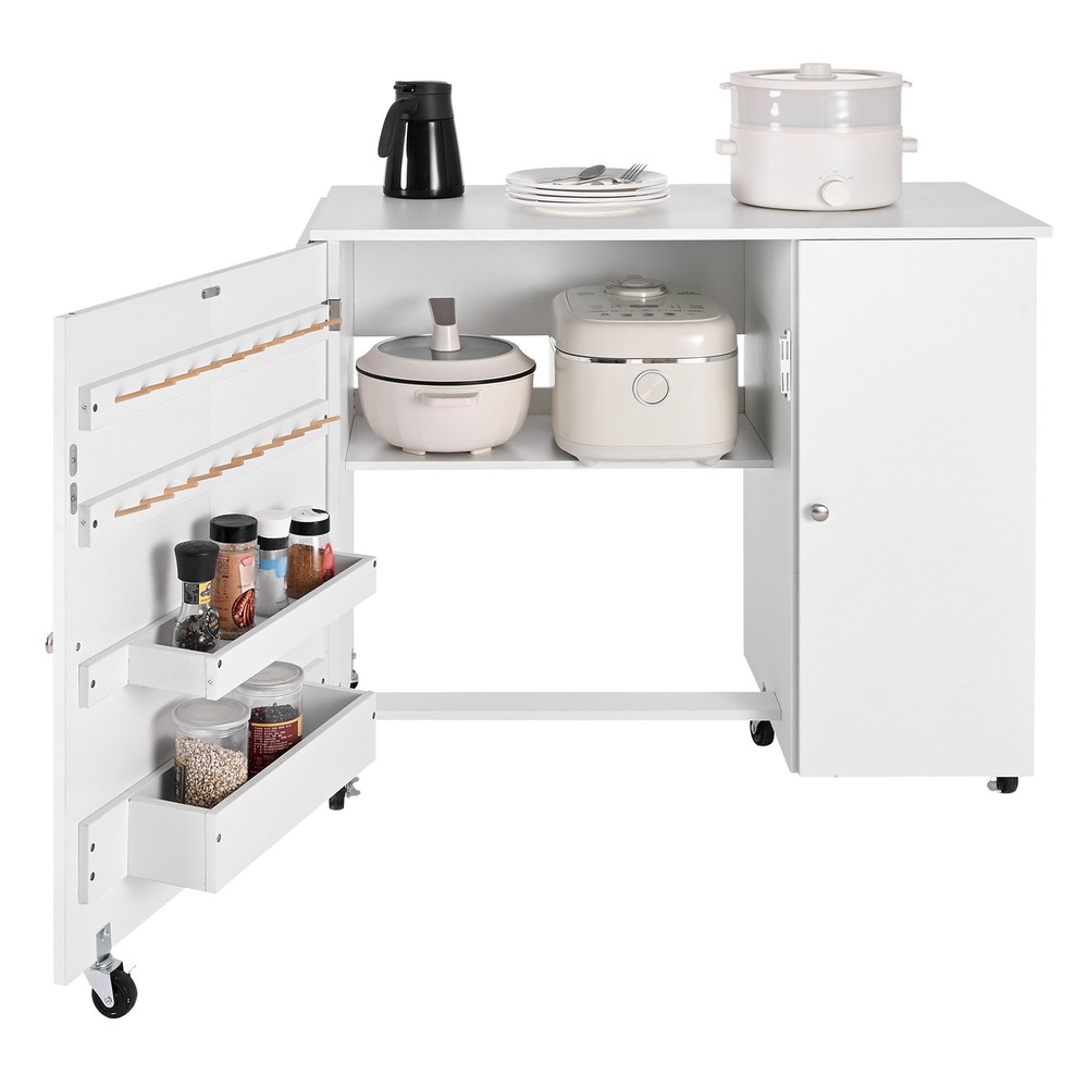 HOT/ Folding Sewing Table,Multipurpose Sewing Machine Table with Cabinet,Compac