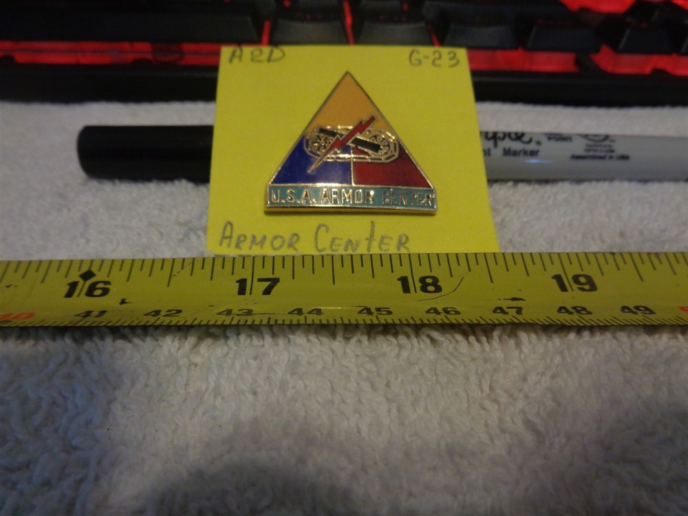 Armor Center G-23 Unit Crest, DI, DUI (DRAW#K1)