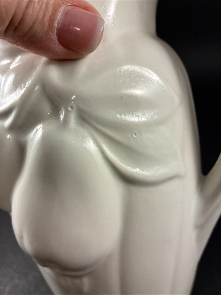EUC Holland Molds White Ceramic Pitcher from 1966