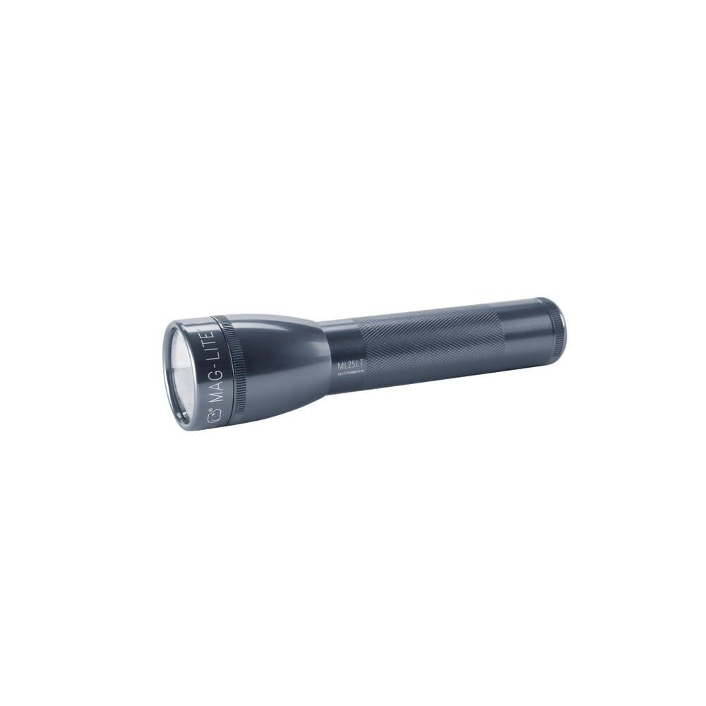 Maglite Flashlight Ml25Lt 192 Lumens Gray Led 2 Cell C