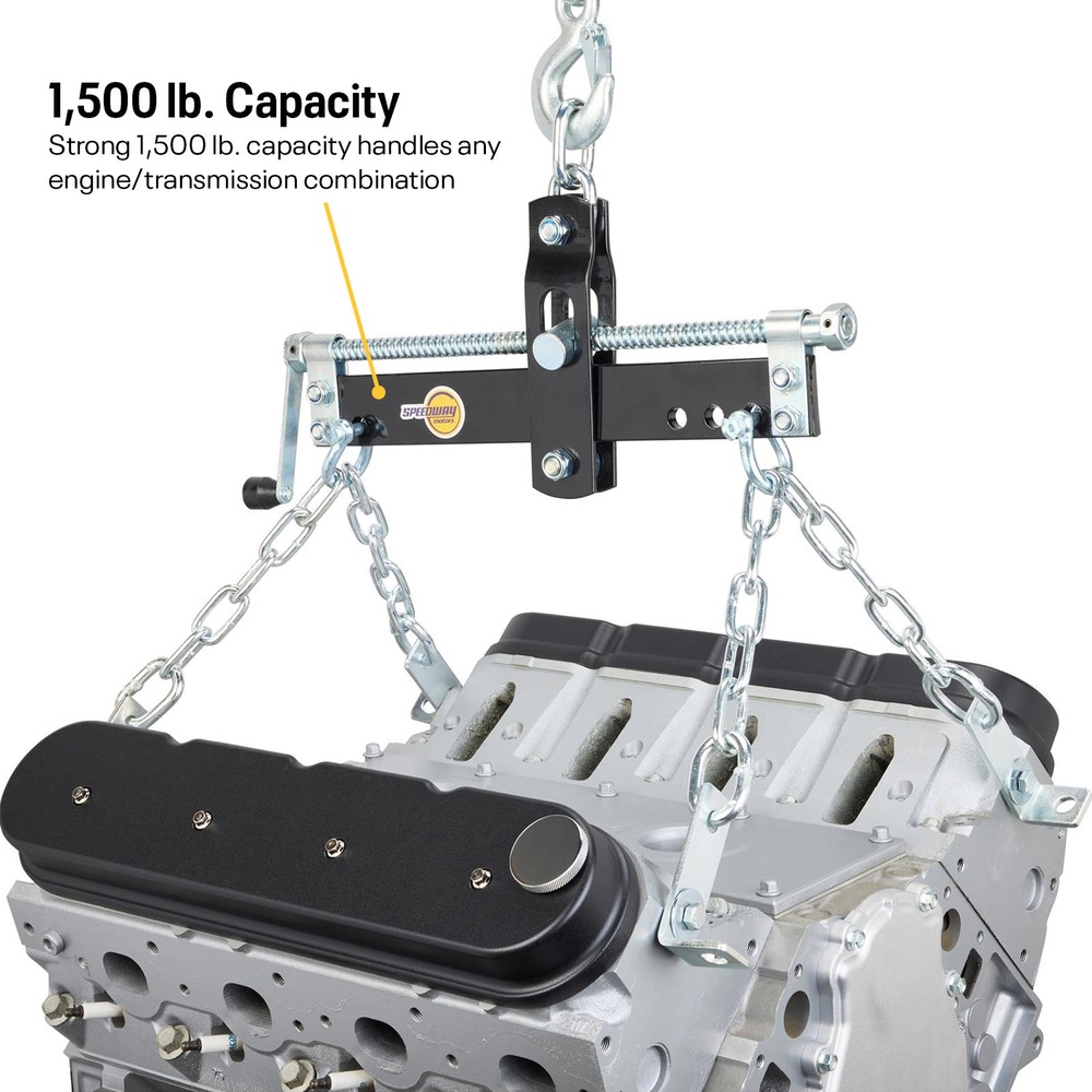Adjustable Tilt Four-Point Chain Mount Engine Leveler, 1500 Lb.