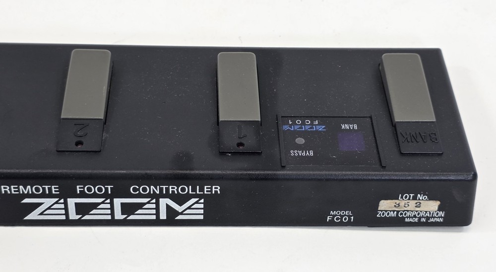 Zoom FC-01 Remote Foot Controller –Good Condition – Untested