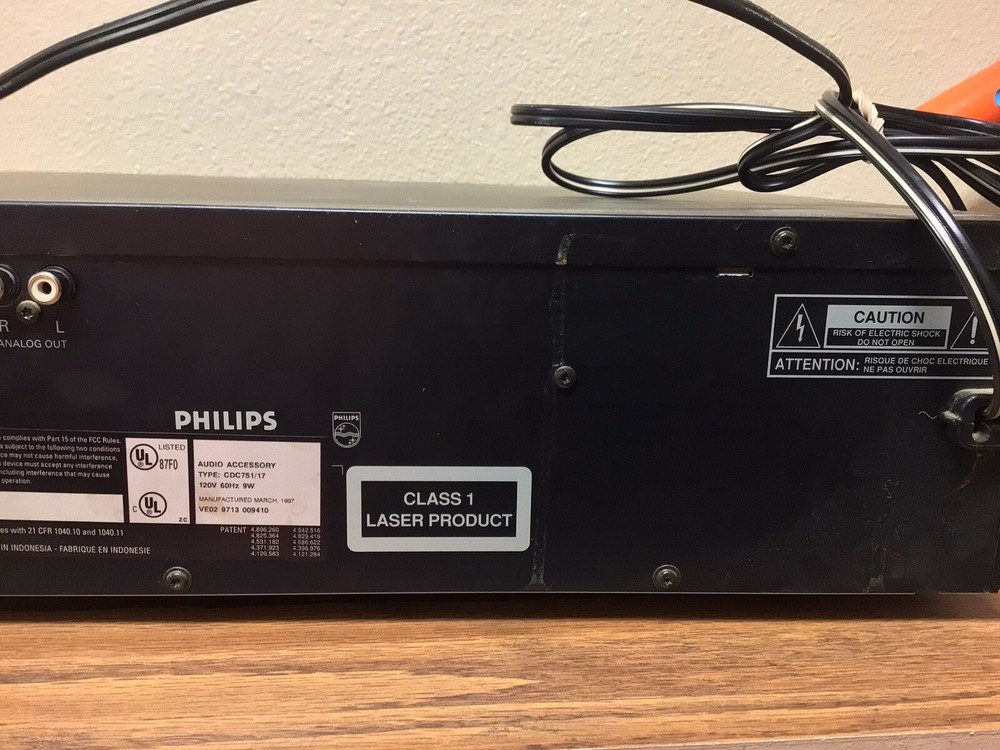 Philips CDC 751 | Compact Disc Carousel Changer | Multi Disk Changer |