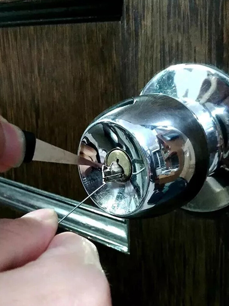 12PC Broken Key Extractor Kit Lock Removal Tool Set Hooks Needles for Locksmith☆