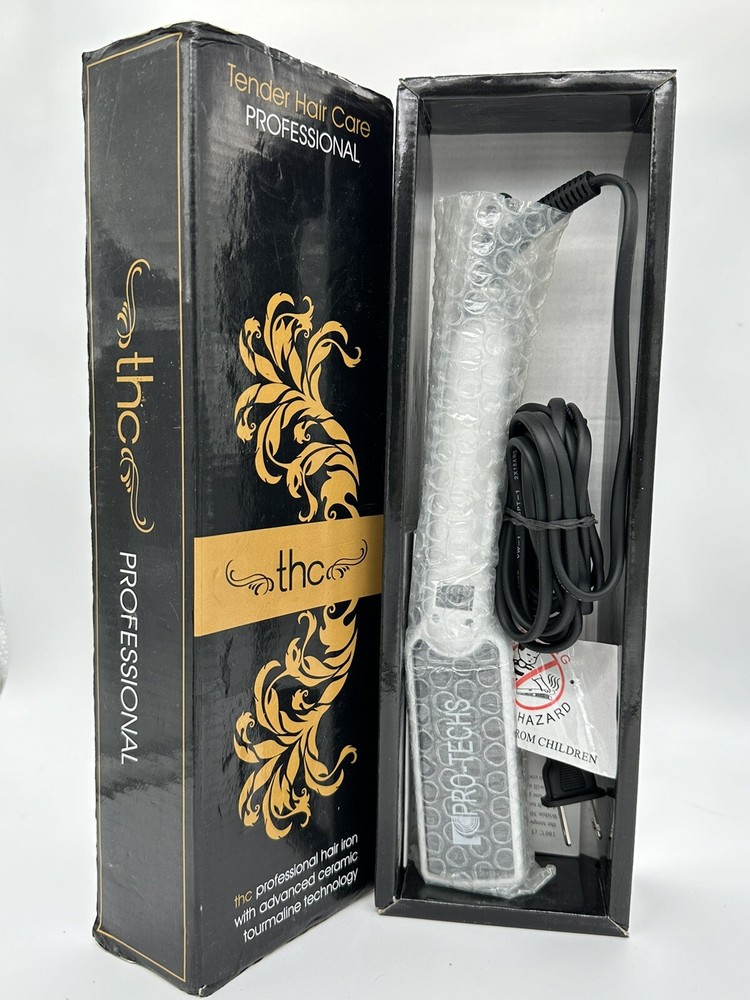 THC Professional Hair Iron with Advanced Ceramic Tourmaline Technology