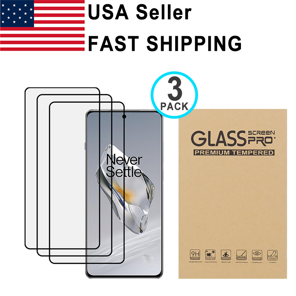 3PACK 3D Curved 9H Tempered Glass Screen Protector For OnePlus 12