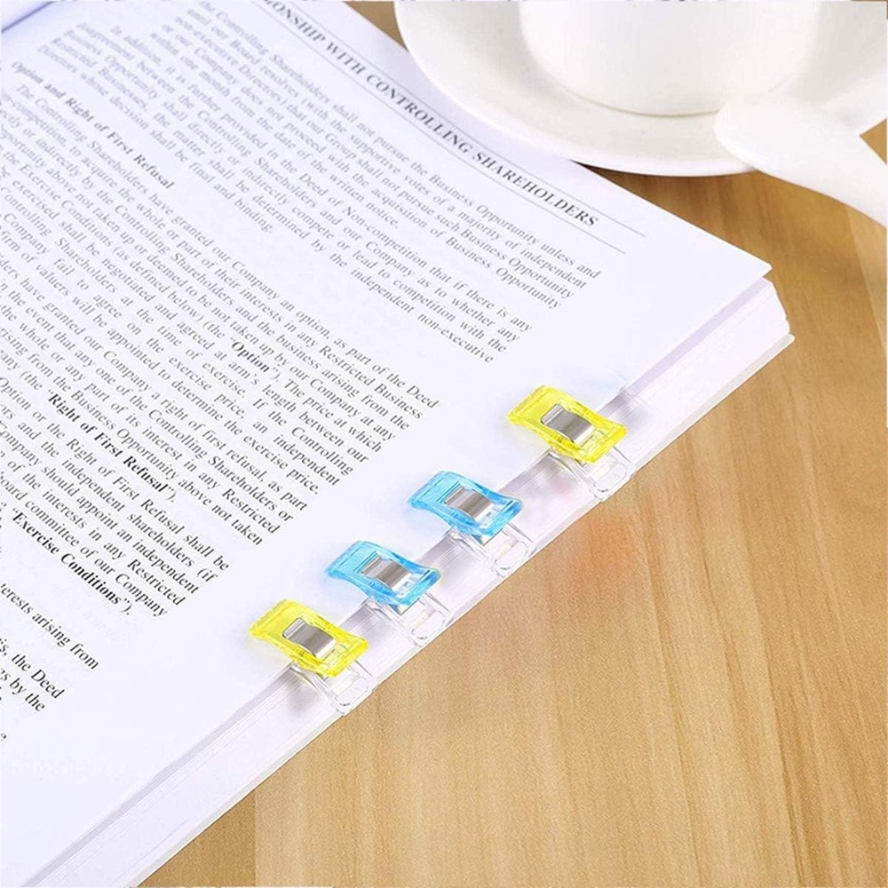 Versatile 30-Piece Fabric Clips Set in Assorted Colors for Creative Projects