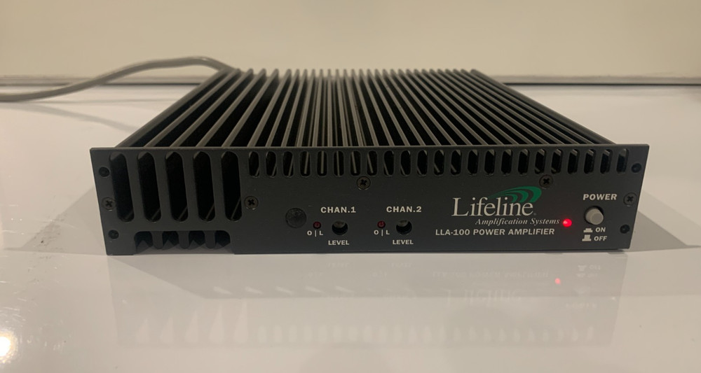 Lifeline Amplification Systems LLA-100 Power Amplifier - Powers On!!