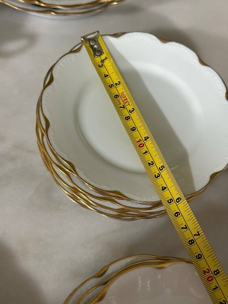 Rare Bavaria Tiara 75‑Piece Porcelain Dinnerware Set w/ FB Monogram