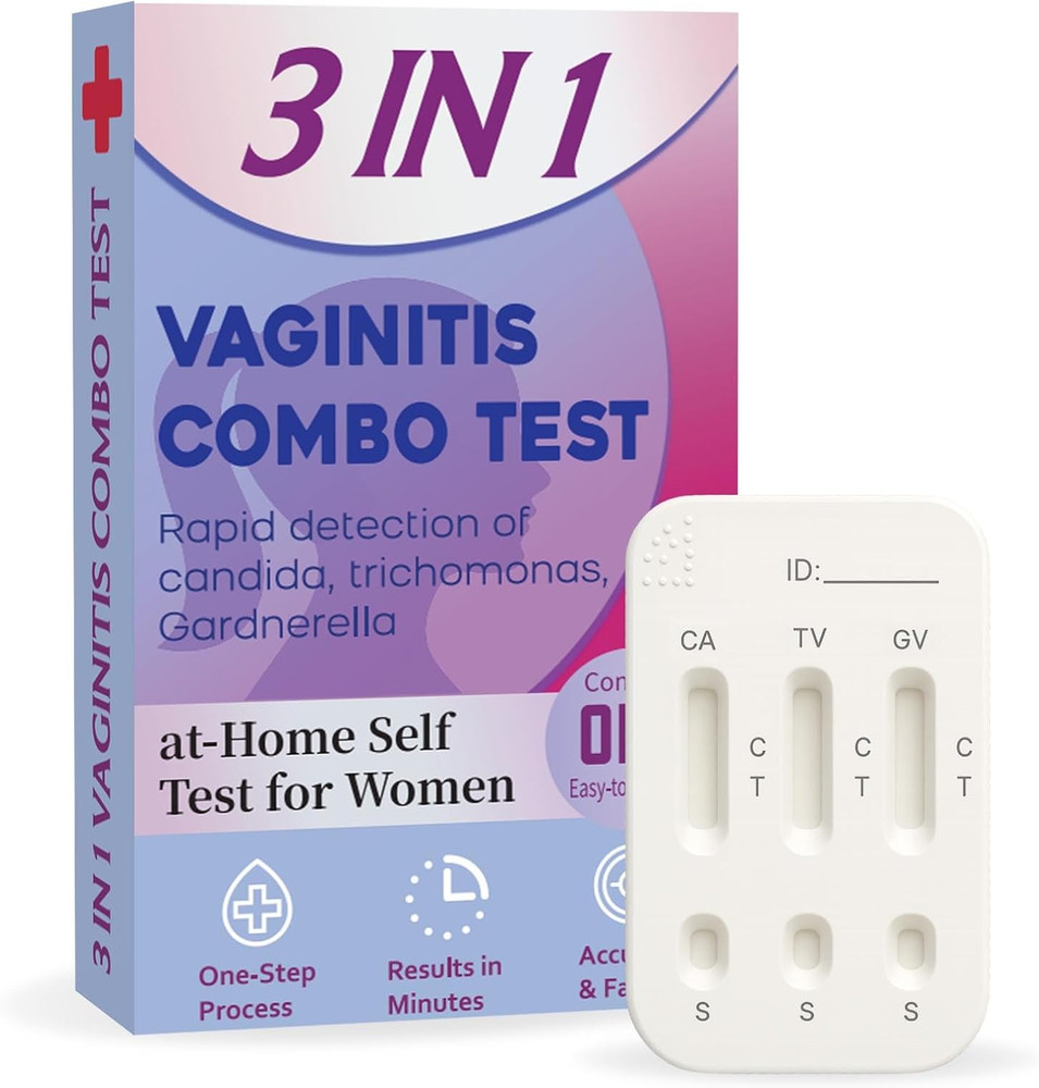 Vaginitis Test Kit, Rapid Screening for Common Vaginal Discomfort Causes – At-Ho