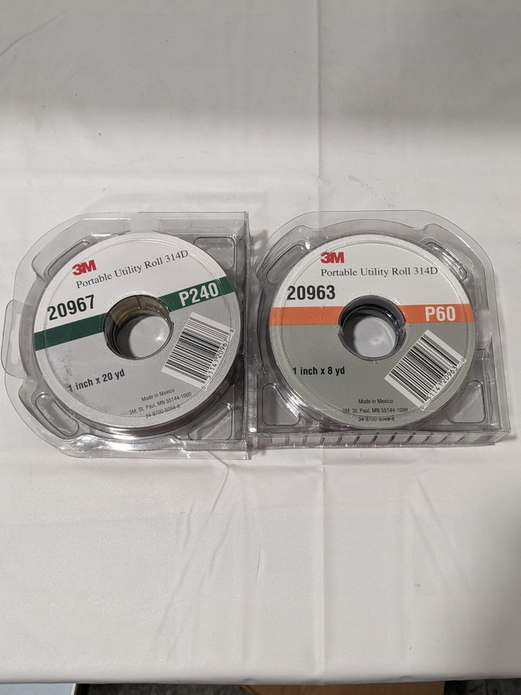 3M 1" 2 Piece Roll Kit 7000118641 MISSING 3 ROLLS