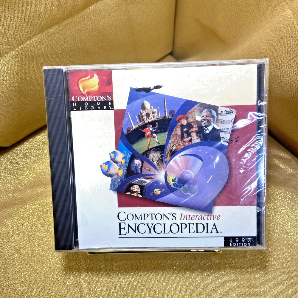 Compton's Interactive Encyclopedia CD-ROM Window 1997 Edition Sealed