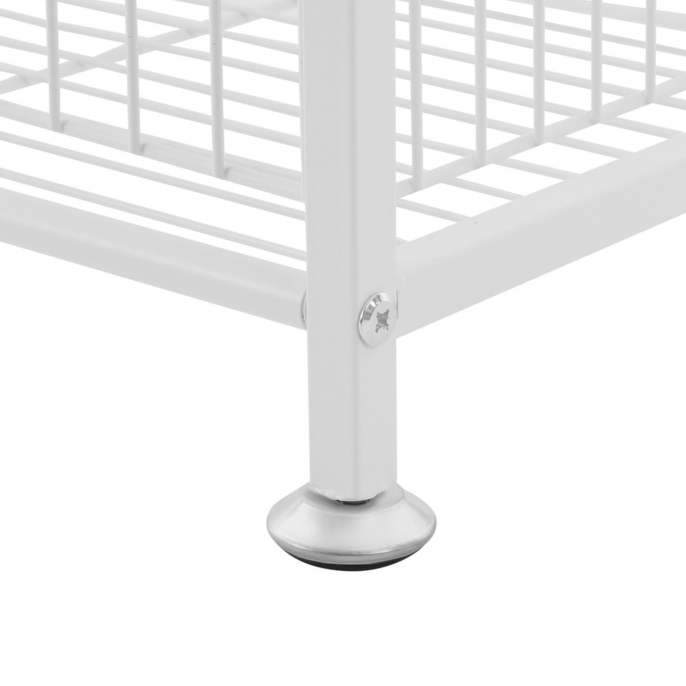 Snack Rack Stand with Hooks 4 Tier Retail Display Rack Snack Display Organizer