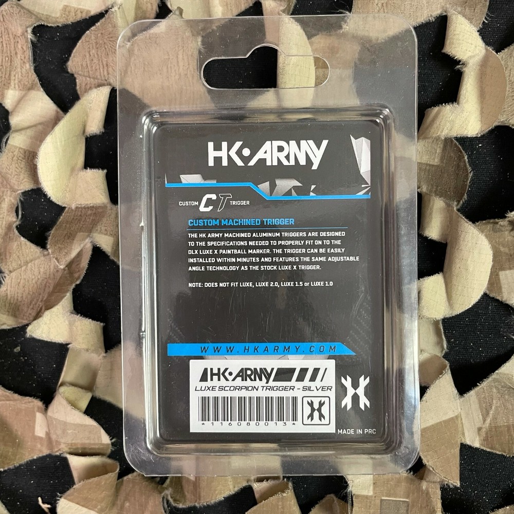 NEW HK Army Luxe X & Ice Scorpion Trigger System - Silver