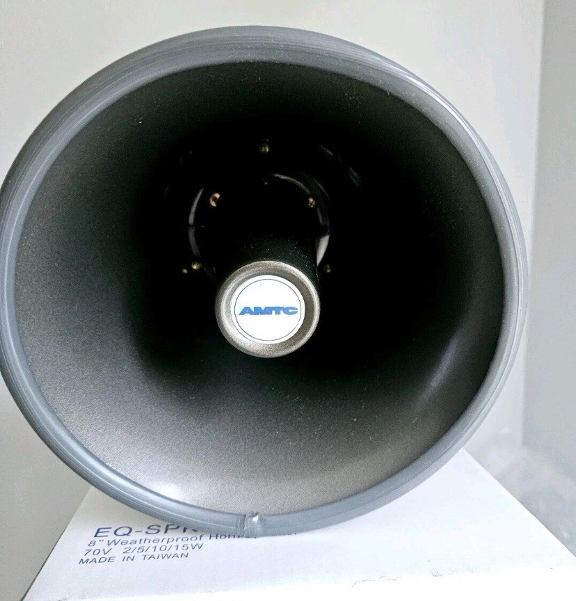 AMTC 8” Weatherproof Horn Speaker