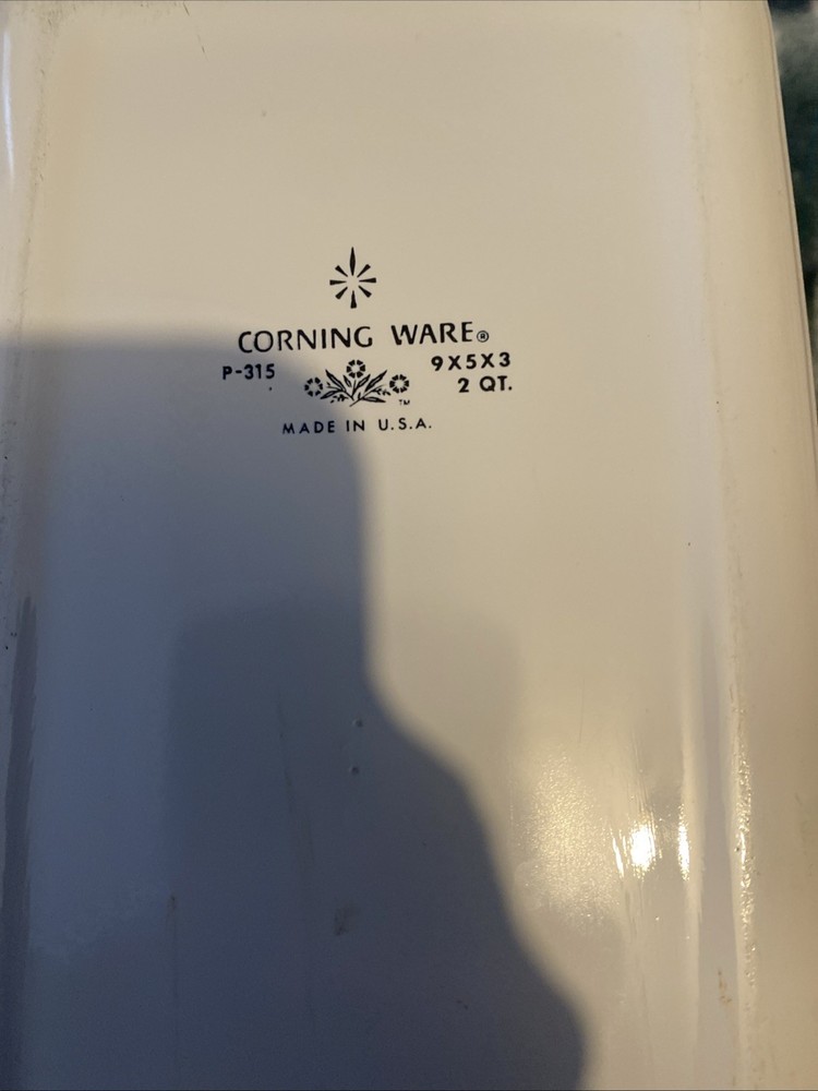 Corning Ware Loaf Pan 9X5X3 2 Qt. P-315