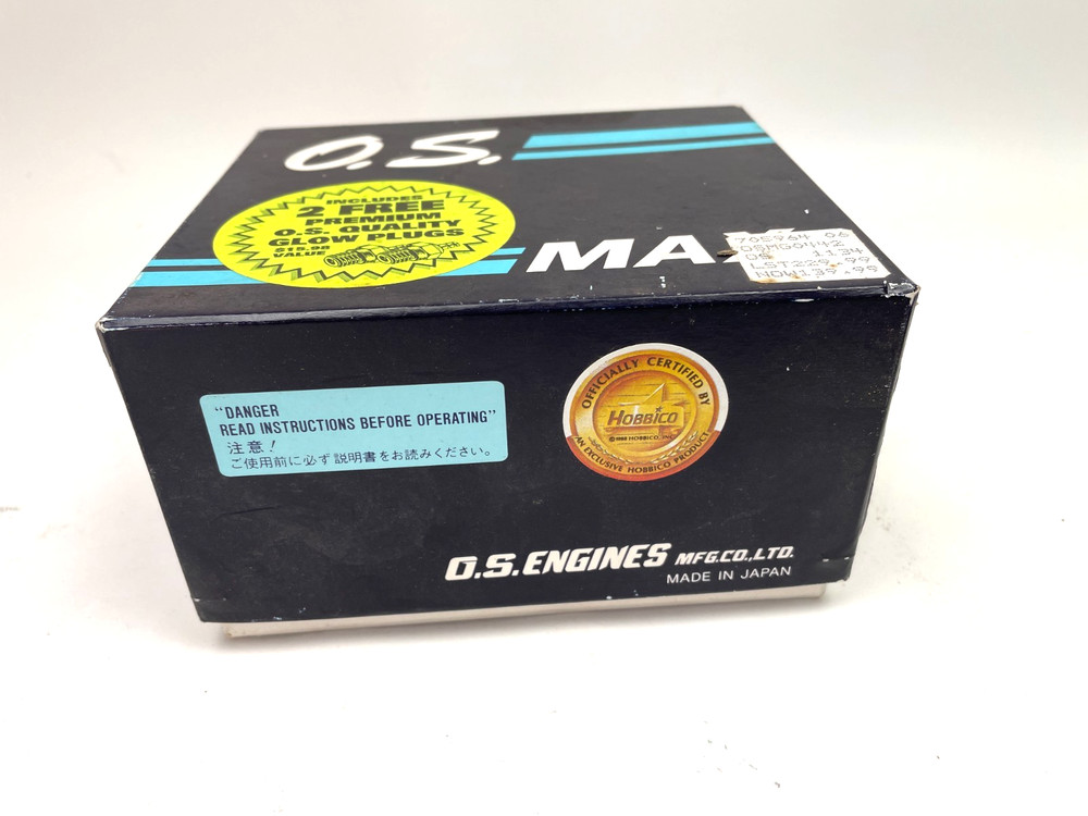 OS Engines Max 40 SF Nitro RC Airplane Engine with Muffler Untested