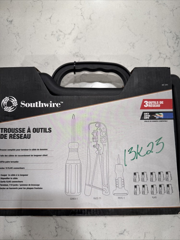 Southwire KIT-TP1 Modular Network Cable Installation Tool Kit