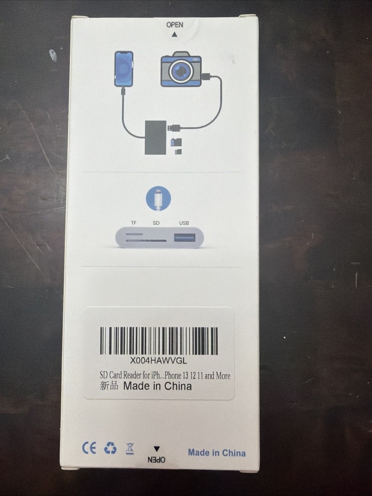 SD Card Camera Reader For iPhone/iPad