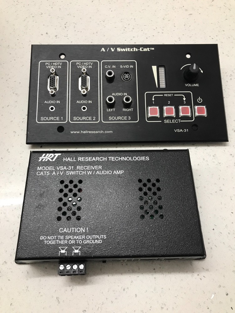 Hall Research VSA-31 A/V Switch Cat