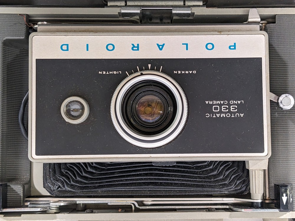 Polaroid Automatic 330 Land Camera Shell Case & Strap