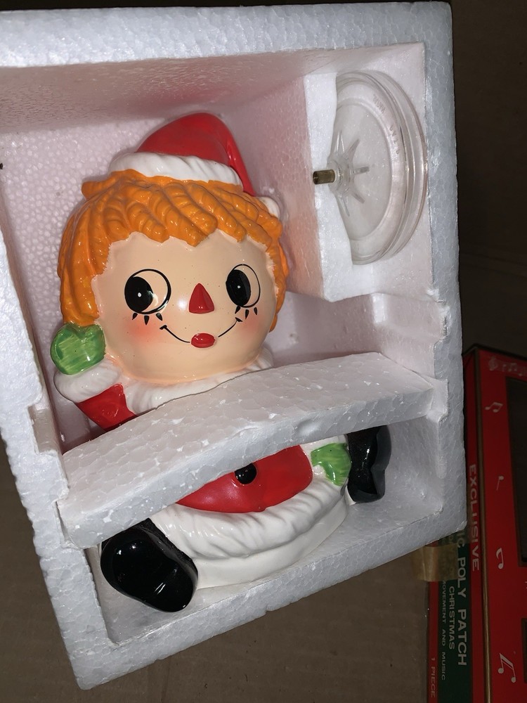 Vintage “A Santa Creation” Musical Poly Patch In Box