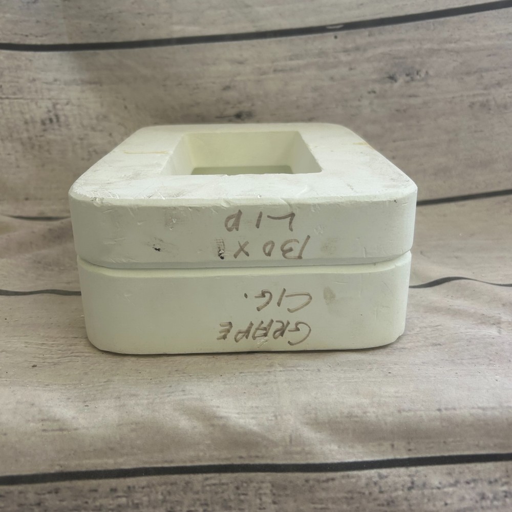 Unbranded Ceramic Casting Mold Grape Cigarette Box Lid #W-325