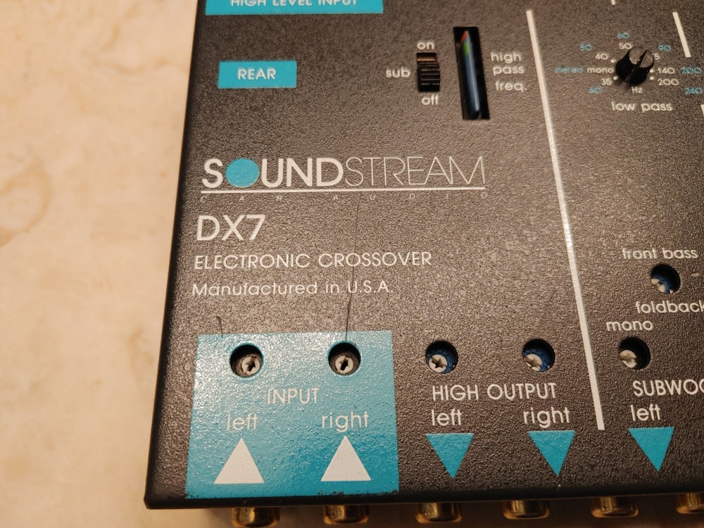 Soundstream DX7 Electronic Crossover