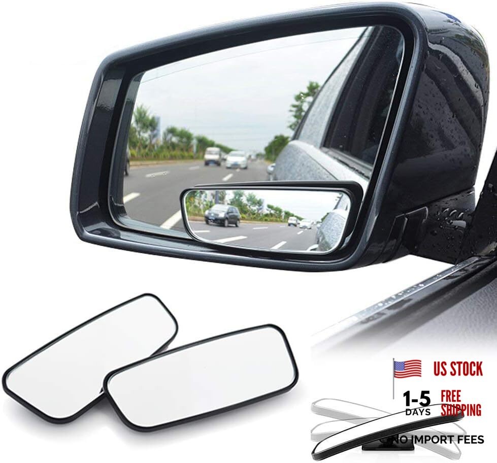 Blind Spot Mirror, Rectangle Adjustable Car Auxiliary Adhesive Rectangle