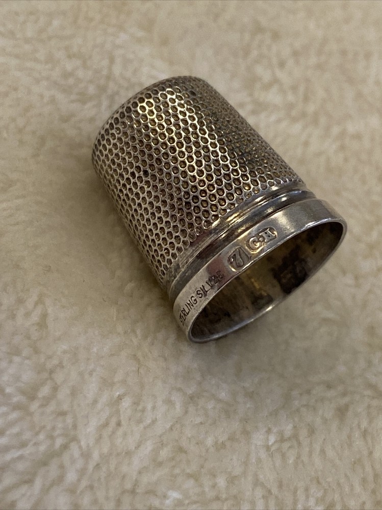 Charles Horner C. H SOLID STERLING SILVER THIMBLE No:7 - Read First