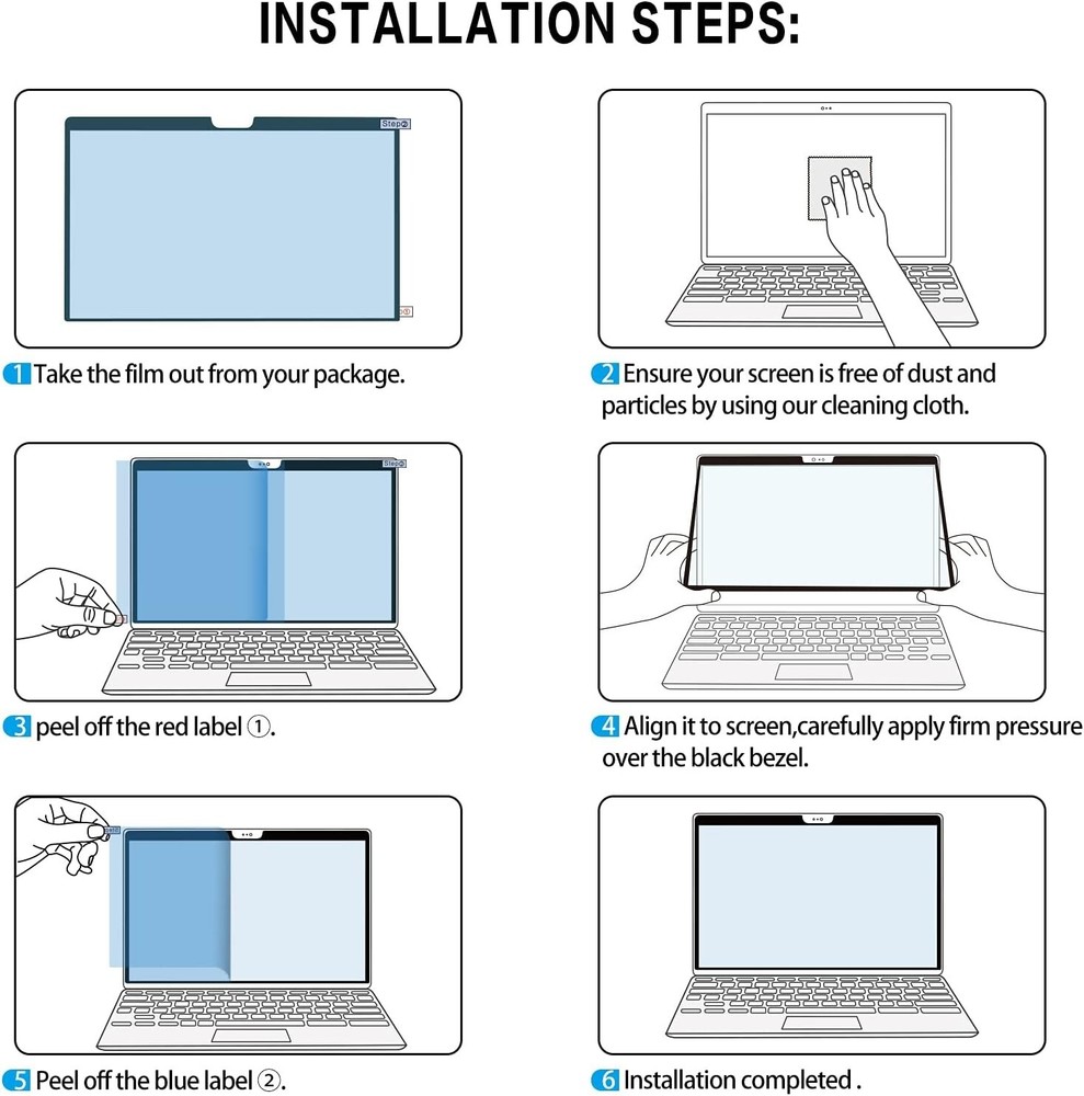 Blue Light Blocking Anti-Glare Screen Protector for MacBook Pro 15 inch 2012-...