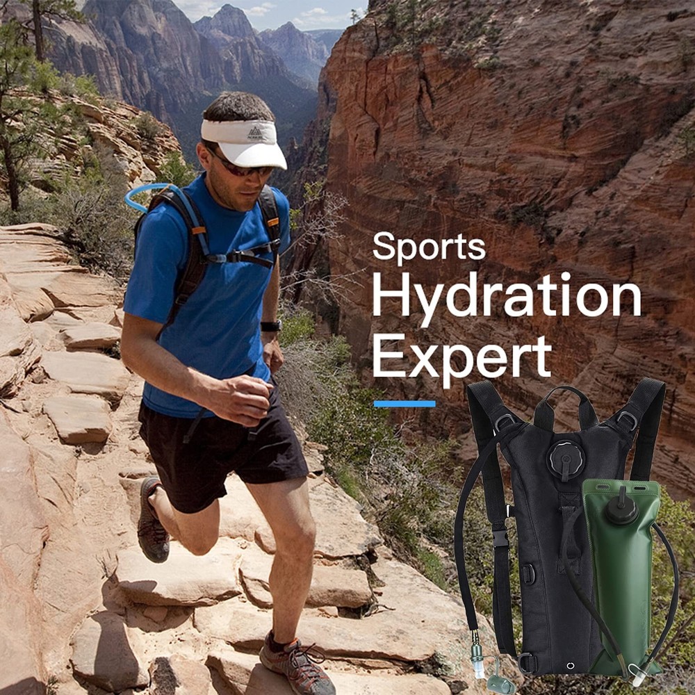 Water Backpack Hydration Backpack with Bladder Lightweight & Waterproof Hydra...