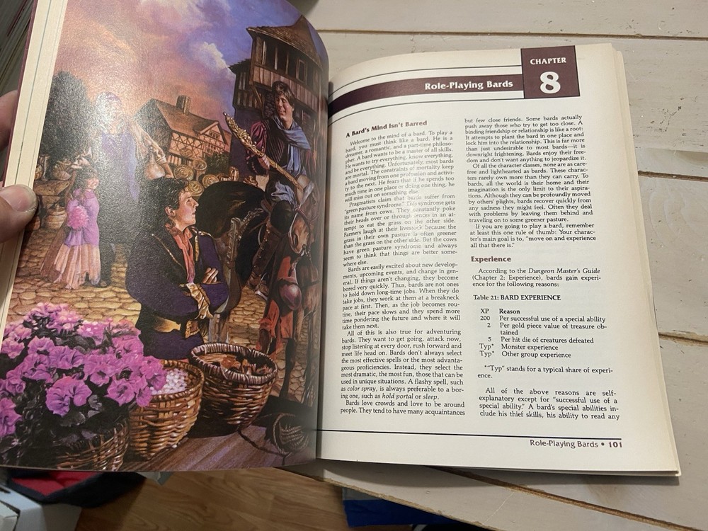 Advanced Dungeons & Dragons 2nd Edition #2127 "The Complete Bard's Handbook"