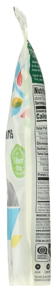 USDA Organic Black Beans 16oz – Low Sodium, Nutritious & Versatile Ingredient
