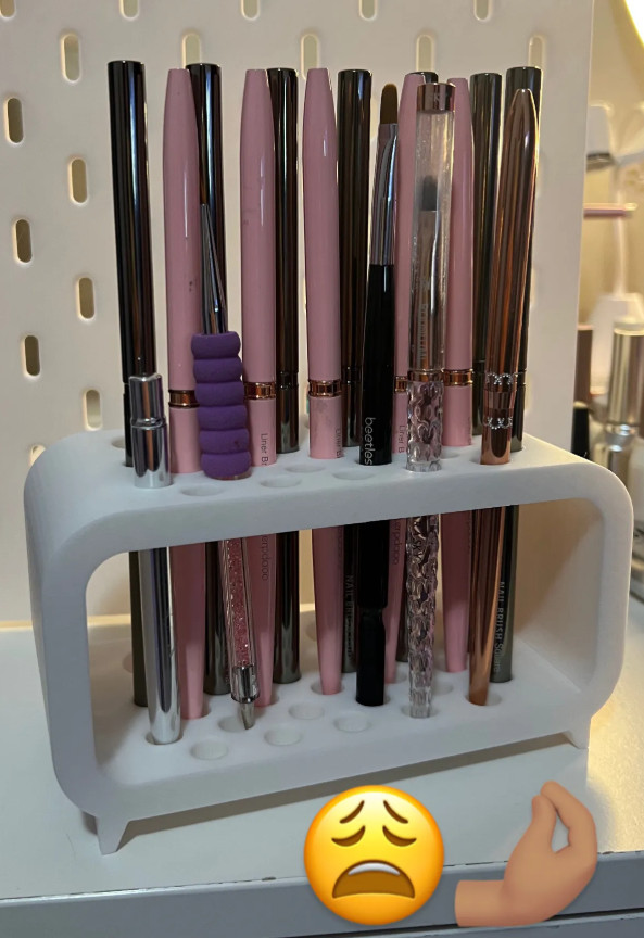 Paint Brush and Pen Organizer | Artist Storage Solution for Desk | Customizable