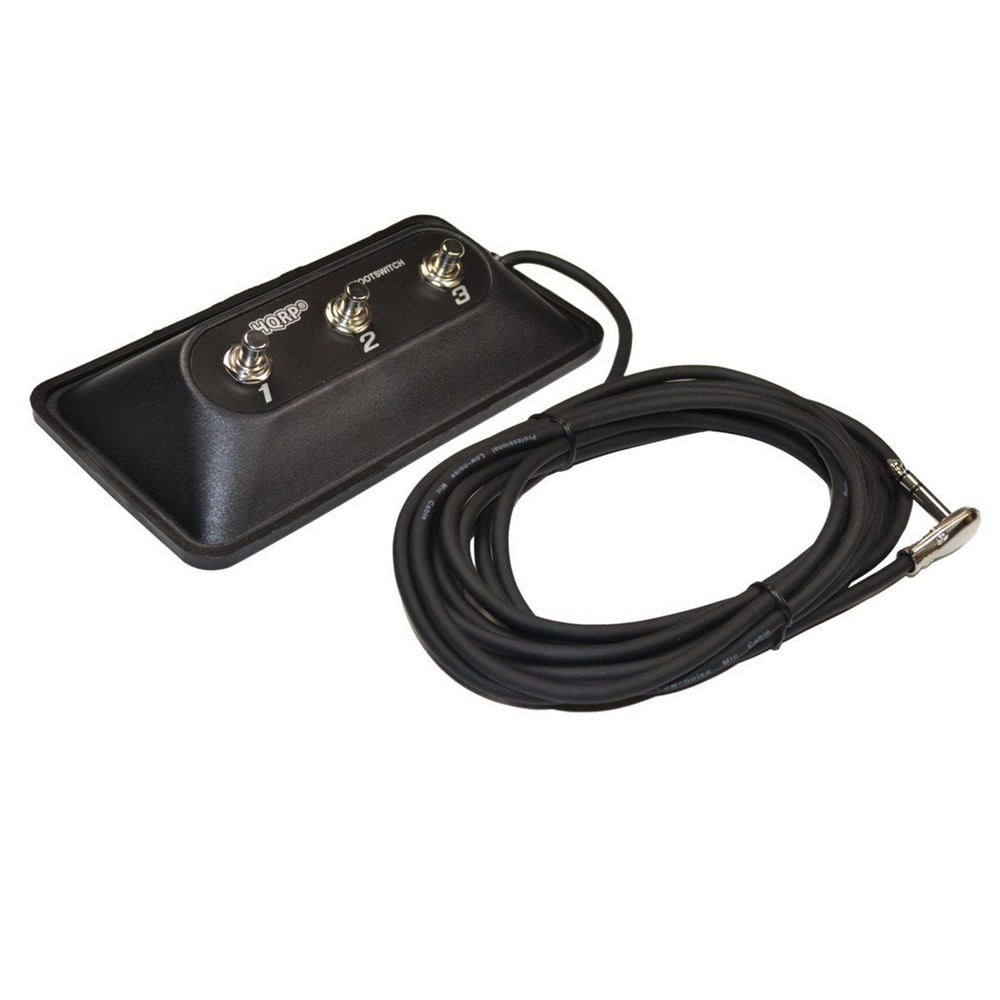 HQRP 3-Button Guitar Amp Footswitch for DigiTech FS3X Replacement