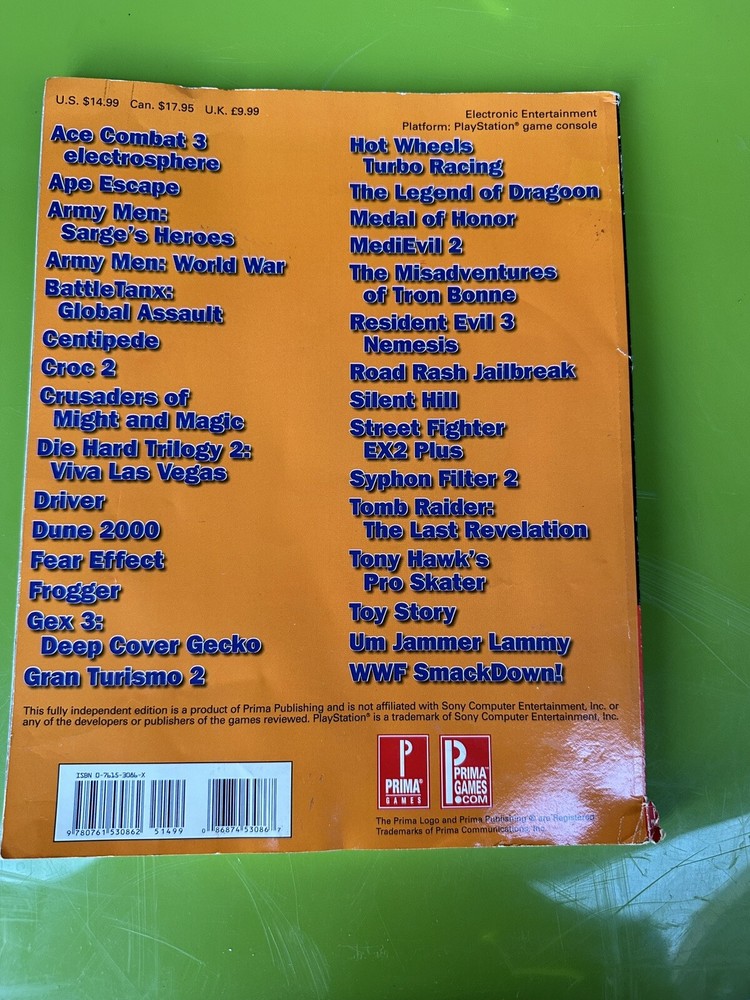 PlayStation Secrets Volume 8 Prima's Unauthorized Video Game Strategy Guide