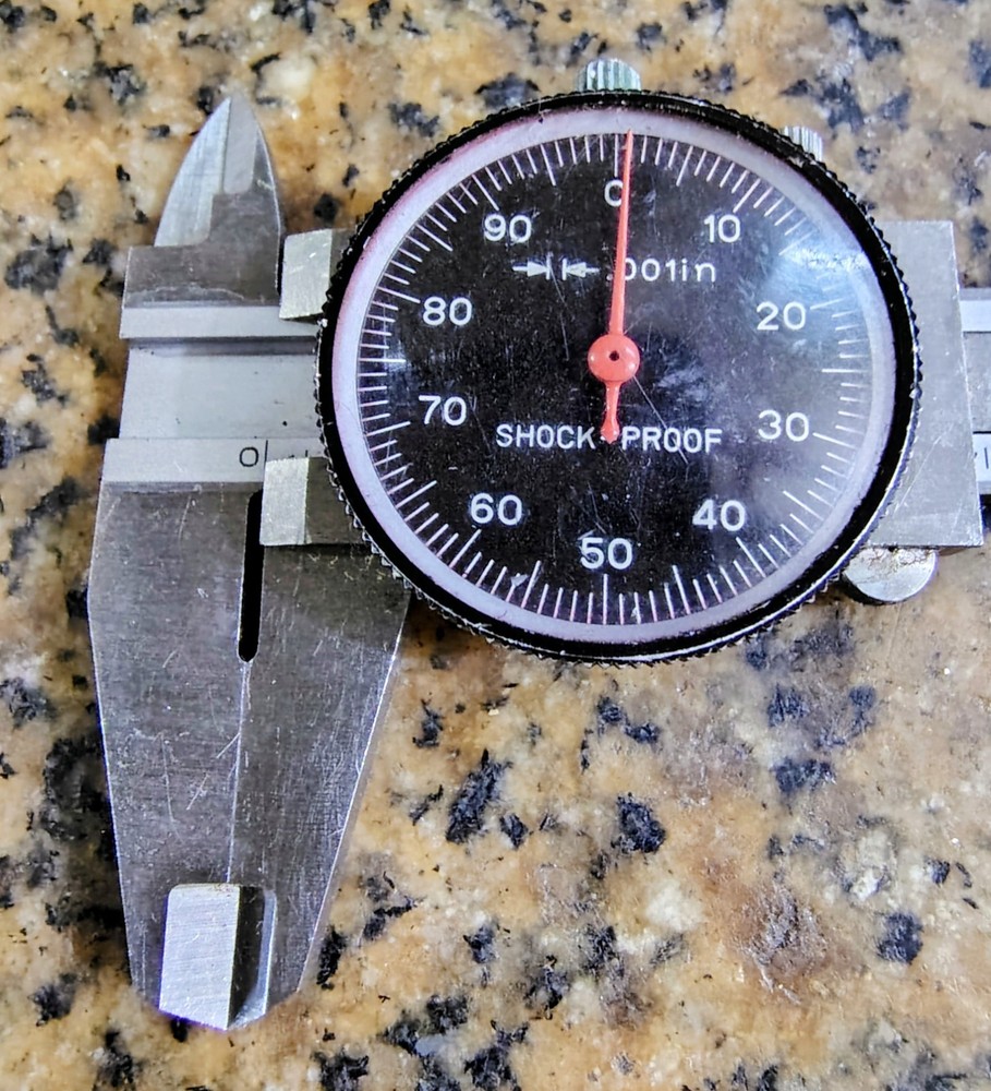 🗽SHOCK PROOF 4" DIAL CALIPER MACHINIST/ TOOLMAKER