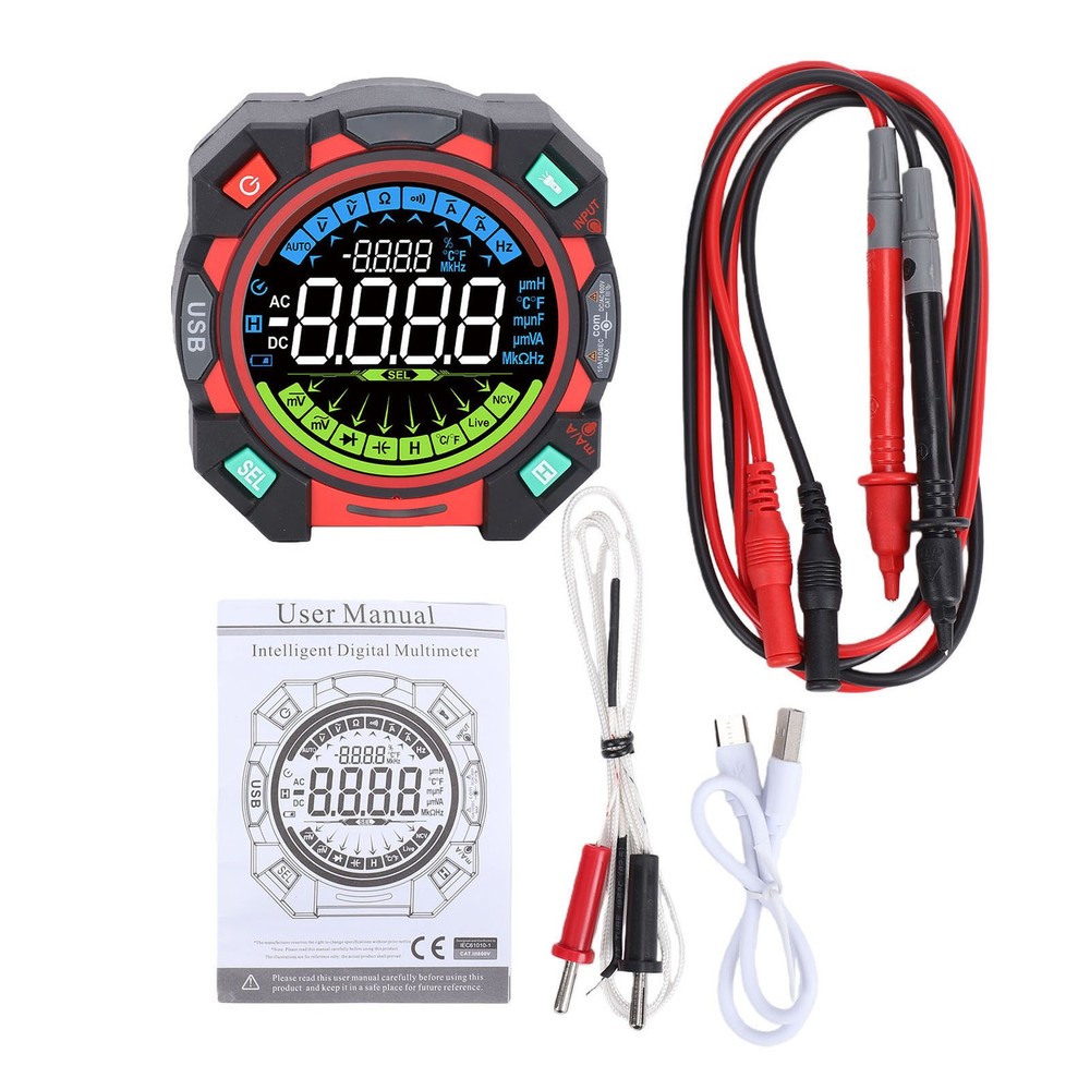 6000 Counts TRMS Multimeter For Accurate Electrical Diagnostics