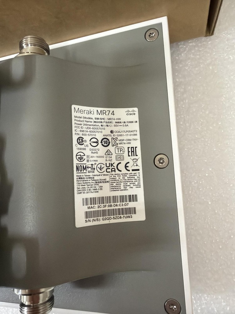 CISCO MR74 MR74-HW WIRELESS ACCESS POINT