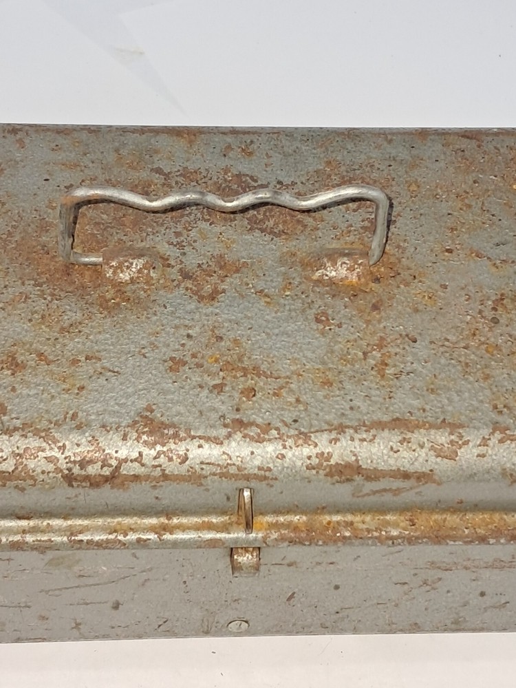 Small Metal Tool Box With Misc. Tools & Parts (s)