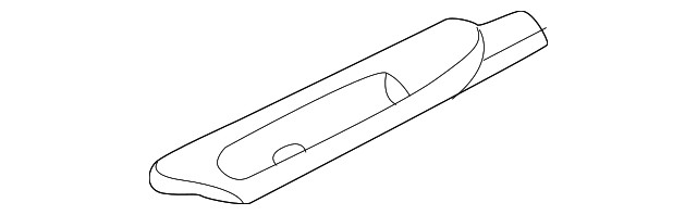 Genuine Subaru Rail Assembly Protector 91192sj050