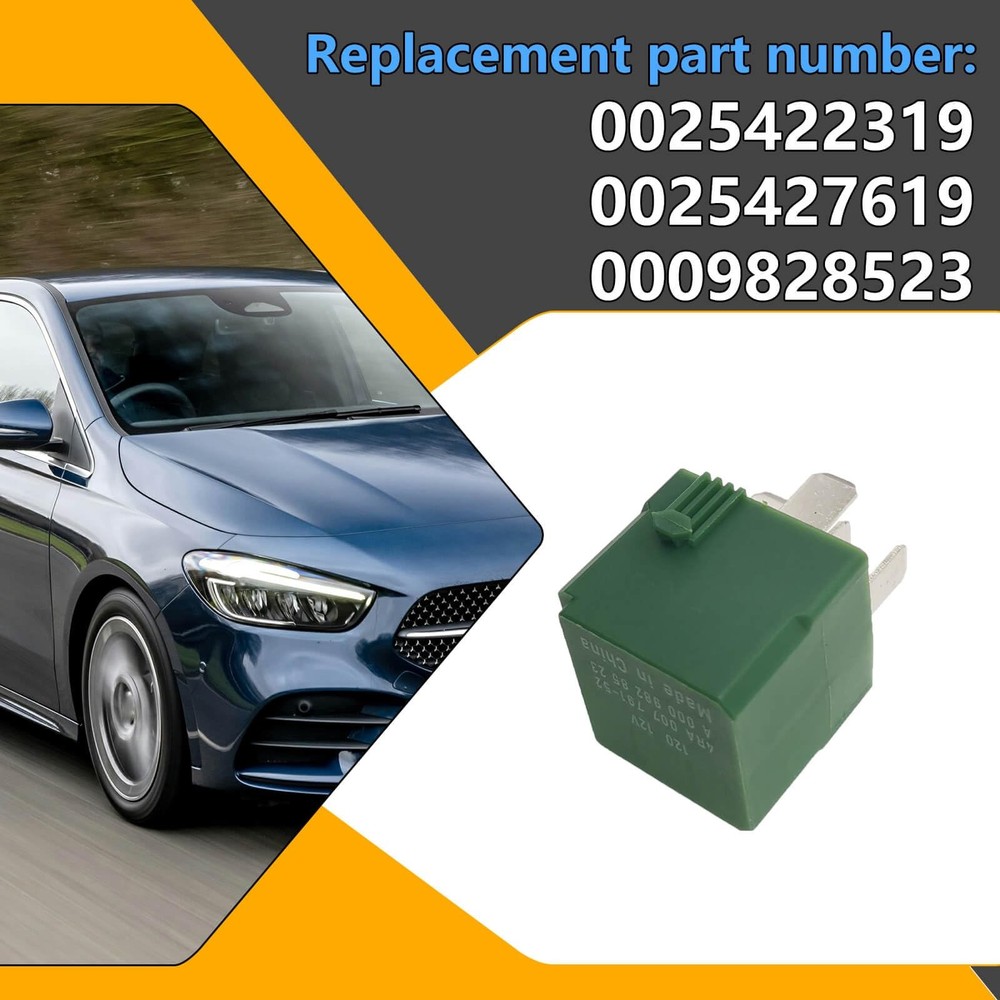 2PCS 5-Pin Multifunctional Control Relay, Compatible with Mercedes B200 E350