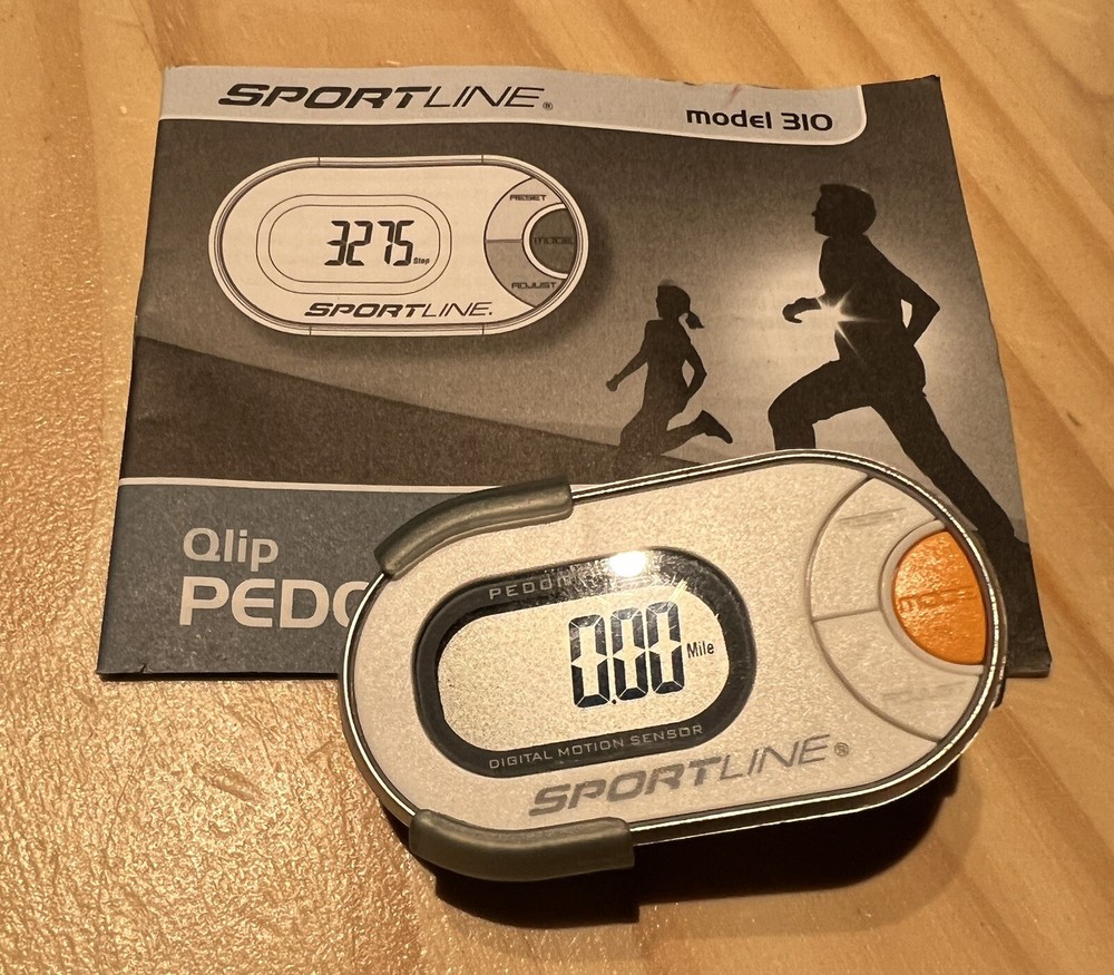 Sportline model 310 pedometer With Manual