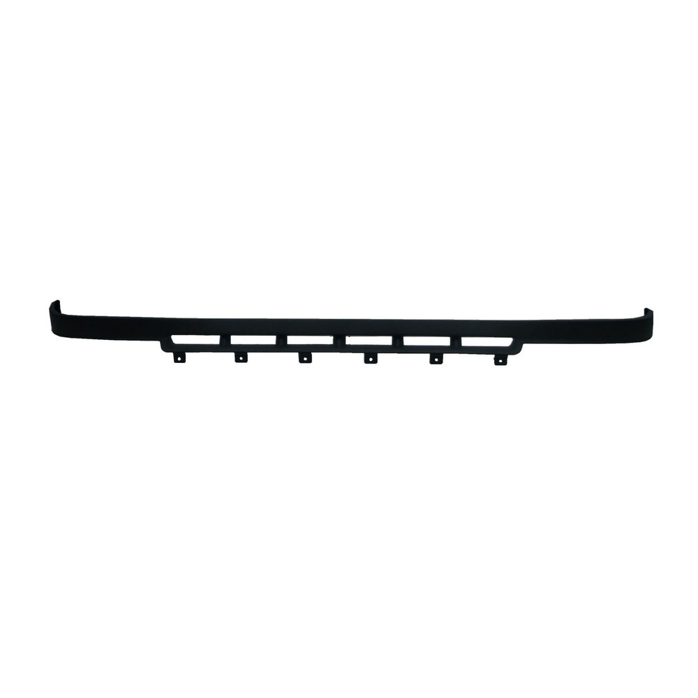Replacement Black Textured Plastic Front Lower Valance Panel w/o Accent Color