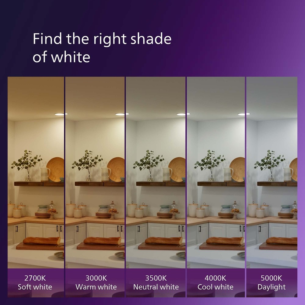 PHILIPS LED 60W A19 4Pack Ultra Definition Soft White LED Light Bulbs 2700K 8...