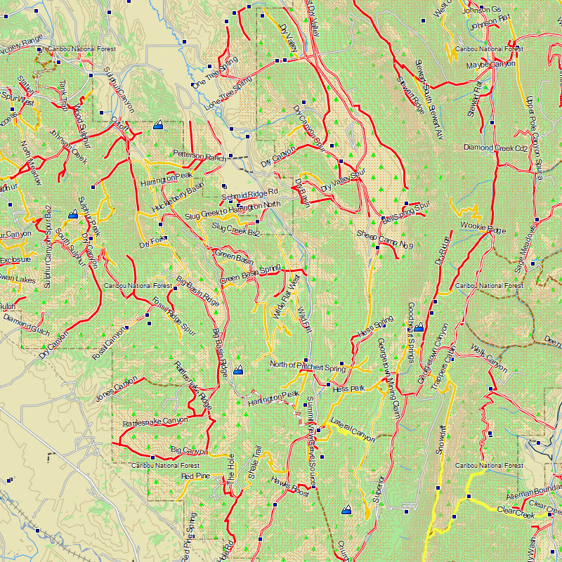 TrakMaps OHV US Northwest - Garmin GPS Map